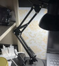 古普（Gupu） 台灯 美式复古长臂折叠学生护眼台灯卧室床头灯 黑色台灯+7W 白光（三档调光） 实拍图