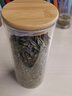 忆壶茶茶叶储存罐大号容量收纳瓶密封罐家用真空加厚玻璃茶叶罐便携小号 【800ML】透明竹盖单只 实拍图