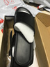 KGV【头层牛皮】拖鞋男2024夏季真皮凉拖鞋一字透气男士户外穿潮流 黑色 41 【标准皮鞋码 大运动鞋一码】 实拍图