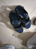 斯凯奇（Skechers）男鞋魔术贴凉鞋运动休闲户外鞋简约露趾沙滩鞋子防滑拖鞋 炭灰色/CHAR 43 实拍图