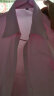 佐马仕 （ZUOMASHI） 长袖衬衫女商务休闲职业装正装衬衣修身工装OL酒店通勤工作服 V604粉隐竖条纹（V·领） M/36（90斤-100斤） 实拍图