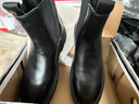 井迈切尔西马丁靴男潮中帮英伦风短靴男士黑色春秋款低帮透气高帮皮鞋 黑色高帮【四季款】 42 皮鞋码 实拍图