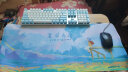 达尔优（dareu）EK815机械合金版 机械键盘 有线键盘 游戏键盘 108键单光 男生女生 电脑键盘  白色蓝色 青轴 晒单实拍图