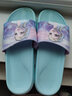迪士尼儿童拖鞋夏宝宝女童洗澡防滑凉拖鞋小孩软底公主室内家居鞋 GE222651湖蓝 内长24.5cm 245 实拍图