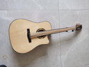 Tigerrogen德国泰格罗根虎牌山路民谣吉他 面单板吉它全单静音 初学进阶儿童 41英寸DC原木色-云杉单板&桃花芯 电箱 (德博Double弹唱 | 隐藏式) 实拍图