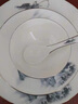 陶相惠 中式餐具套摆台套装陶瓷碗碟盘勺定制餐厅会所高档酒店摆台碗盘 金边山水之间-摆台9件套配香奈杯 实拍图