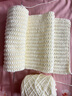畅印织围巾毛线团送教程情人棉手工编织diy八股棉围脖粗线团 01乳白 实拍图