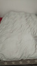水星系列家纺100%羽绒被95白鹅绒被子静音被芯春秋季被单双人加厚保暖冬被学生 静音全棉羽绒被灰色扭花款 150x200加厚冬被（填充1400克鹅绒） 实拍图