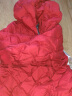 笛莎女童羽绒服新年秋冬季新款洋气红色宝宝儿童装 浆果红 130cm 晒单实拍图