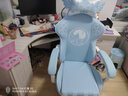 浩尊（HAOZUN） 粉色少女可爱电竞椅女生座椅可趟电脑椅家用舒适椅子主播直播椅游戏椅升降办公老板椅 蓝色蕾姆 实拍图