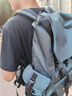 墨一大容量背包男士双肩包大学生书包电脑包短途旅游出差旅行包登山包 灰色 实拍图