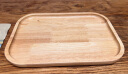 川岛屋 日式橡胶木原木托盘茶盘长方形点心盘实木托盘TP-6 小号橡胶木 晒单实拍图