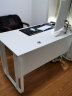 隆祥福老板桌办公桌组合大班台桌椅组合主管经理桌子简约办公家具 白架+白色 1.4米*0.7单桌 实拍图