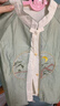 罗蒙男童汉服新中式国风中秋儿童唐装毕业演出服 浅绿色套装 150 实拍图