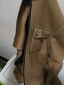 巴鲁特（Brloote）双面呢夹克男高品质休闲拉链翻领工装贴袋羊毛外套 卡其 165/88A 实拍图