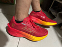 乔丹QIAODAN飞影PB4.0专业马拉松竞速跑步鞋碳板跑鞋运动鞋男 番茄红/琉璃黄 -山河-秋冬版 43 实拍图