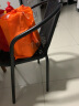 自力藤椅手工编织塑料仿滕椅家用电脑椅子铁艺靠椅靠背围椅餐椅单人椅 黑艾菲椅 (2把起发)标价是单把价 实拍图