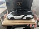 minispace兰博基尼毒药veneno仿真合金汽车模型1:24静态金属摆件生日礼物 白色+极夜蓝背景展示盒 毒药 实拍图