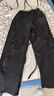 策息休闲裤裤子男秋冬季运动大码宽松长裤束脚小脚阔腿工作男裤 黑色+驼色 4XL -建议165-180斤左右 实拍图