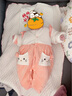 迪迪熊日记（DIDIXIONGRIJI）婴儿衣服冬季夹棉加厚新生儿衣服厚款棉服老虎宝宝外出抱衣冬装九 暖棉樱桃小淑女 66CM适合9-11斤内身高56-62cm 实拍图