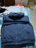 Matri Mr棉服男秋冬季潮流百搭宽松条纹加厚棉服外套棉衣 蓝色 L(115-140斤) 实拍图