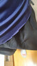 阁啦朵男士背心冰丝无痕夏季透气U型领运动背心男速干无袖打底衫 藏蓝色 L 实拍图