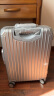 美旅箱包简约时尚男女行李箱高端框架拉杆箱旅行密码箱20英寸NH7银色 晒单实拍图