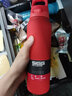 希格（SIGG）不锈钢保温杯户外运动保冷杯徒步登山轻量水杯带茶隔纯色简约杯子 西红色500ml【弹性漆 触摸不凉】 实拍图
