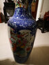 垚罄 陶瓷粉彩落地大花瓶客厅工艺品摆件花艺 1米大花瓶酒店企业 童子闹春图 蓝款  90cm单根 配底座 实拍图