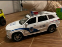 驰誉模型 奔驰GLS580警车汽车模型儿童玩具仿真合金车模收藏男孩礼物 实拍图