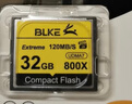 BLKE  CF卡32G 7D储存卡适用佳能单反相机内存卡5D3 5D D800尼康闪存卡D700数码相机存储卡120M  32G CF卡+ CF读卡器 实拍图