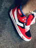 PONY/波尼中低帮滑板鞋ATop时尚男运动透气板鞋韩版硫化休闲鞋 红色（男） 42 实拍图