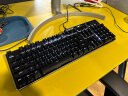 黑爵（AJAZZ）AK35I合金机械键盘 有线键盘 游戏键盘 110键白光 多媒体吃鸡键盘 电脑键盘 黑色红轴 实拍图