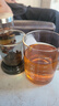 美斯尼 茶杯玻璃杯刻度杯量杯 茶水分离杯创意墨色玻璃泡茶杯 绅士杯 430mL 实拍图
