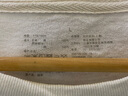 MUJI 男式 粗棉线 天竺编织 口袋短袖T恤 ABA05A0S 米白色 L 实拍图