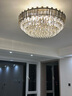 幽岚 轻奢客厅吊灯后现代水晶餐厅吊灯创意个性北欧风格卧室灯具灯饰 直径80CM-三色调光 实拍图