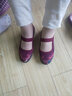 京晨老北京布鞋夏天透气女网鞋中老年人休闲鞋丁字带妈妈软底老太太鞋 红色7305 37 实拍图
