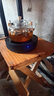 叁坤 加厚耐高温玻璃蒸煮一体茶壶煮茶器1.3L大容量电陶炉烧水壶套装 A款壶【1L】+圆韵黑色炉 实拍图