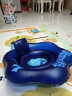 欧培（OPEN-BABY） 婴儿游泳圈坐圈幼儿小孩腰坐式救生圈加厚防侧翻泳圈 蓝色L码 实拍图