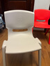 舒怡然 大中小学生塑料椅子靠背加大加厚培训班桌椅家用椅胶凳子 新款加厚靠背椅红色坐高35cm 小 实拍图