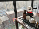 SYANF全自动煮茶器玻璃壶煮茶炉蒸汽煮茶壶迷你电陶炉家用煮茶炉花茶壶 4-海无涯炉+6杯+三角壶 900ml 实拍图