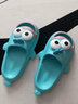 贞喜气拖鞋女外穿2025新款EVA时尚高级感卡通凉拖鞋居家浴室洗澡沙滩鞋 丑萌鱼拖鞋女湖蓝 36-37码 实拍图