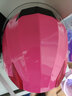 AD电动车头盔新国标认证男女士四季通用电瓶车安全帽女款冬季保暖轻便骑行半盔冬天冬盔助力车防护帽 新国标单镜【粉色】透明 均码 实拍图