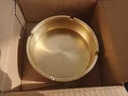 上善若水全黄铜烟灰缸摆件客厅家用防飞灰办公室桌面装饰品酒店商务 万字纹烟灰缸【大号】 实拍图