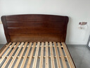南宜胡桃木实木床双人床现代中式简约经济型高箱储物床卧室家具8518 【升级静音床板】实木床 【升级胡桃木款】1.5*2.0米 实拍图
