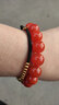 钶洛迪雅天然满色满肉凉山南红手串柿子红樱桃红玛瑙手链男女配饰佛珠手串 凉山樱桃红【水润通透】 12mm 实拍图