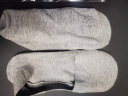 浪莎船袜男袜子薄款夏季隐形棉浅口硅胶防滑短袜 深灰2浅灰2白1 实拍图