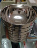 美厨（maxcook）不锈钢碗 汤碗面碗6只装12cm 加厚双层隔热 MCWA-011 防烫 耐摔 实拍图