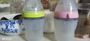 可么多么（como tomo）婴幼儿宽口径防胀气硅胶奶瓶（3-6个月）葫芦形250ml【沃尔玛】 绿色 250ml 3-6月 2个装 实拍图