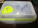 甜厨（TenCook）一体式抽真空塑料保鲜盒密封饭盒便当盒储物盒收纳盒微波炉饭盒 长方形 1200ml 晒单实拍图
